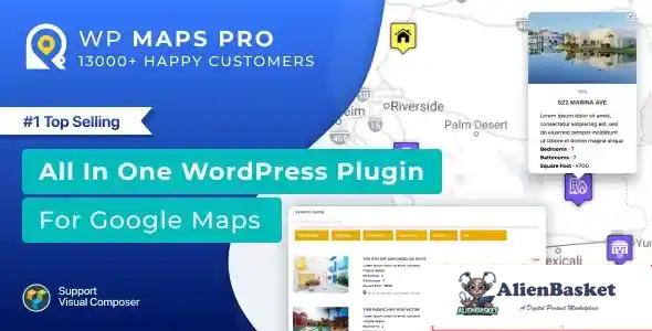 114518 WordPress Plugin for Google Maps - WP MAPS PRO v3.4.5 