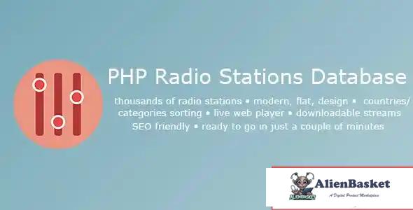 114172 PHP Radio Stations Database 