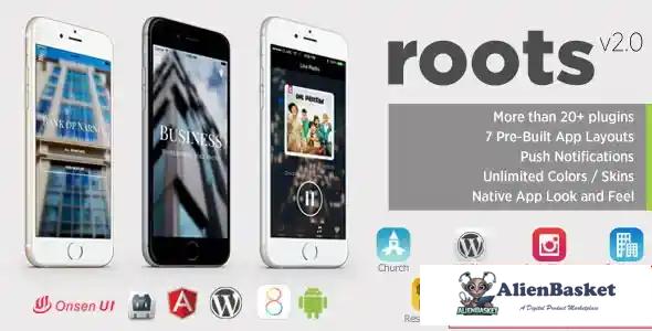 114185 Roots - PhoneGapCordova Multi-Purpose Hybrid App 