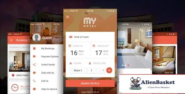 114370 My Hotel - Ionic Theme, Ionic Template for Mobile Booking Hotel App 