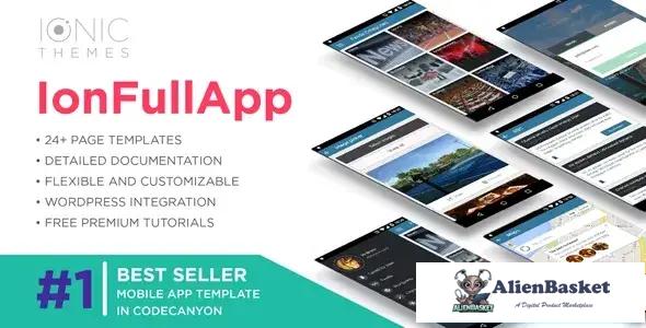 114341 IonFullApp Full Ionic Template + Cordova Plugins 