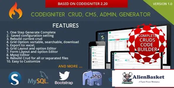 114281 Codeigniter CMS - CRUD Builder - Administrator 