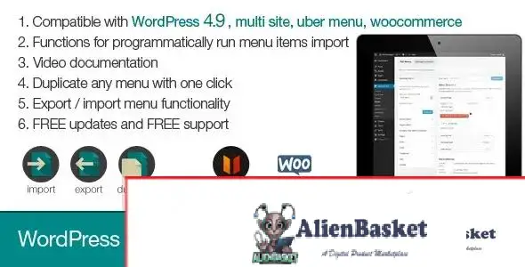 114478 WordPress Menus Management v1.6 