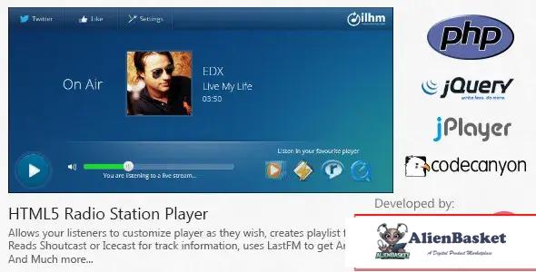 114876 HTML5 Radio Station Player 