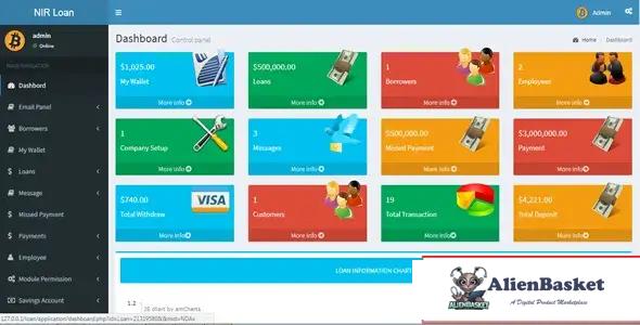 114816 Advance Loan Management System with Savings System and SMS Notification 