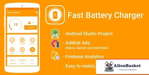 114742 Fast Battery Charger 5x & Battery Saver with Admob Ads + Google Analytics + Firebase Integrat