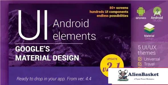 114695 Material Design UI Android Template App v2.1 