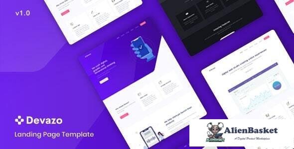 17193 Devazo v1.0 - Landing Page Template 