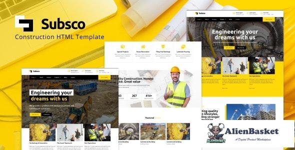 23756 Subsco v1.0 - Construction HTML Template 