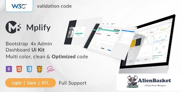 11170 Mplify - Bootstrap 4 Admin Dashboard Template 