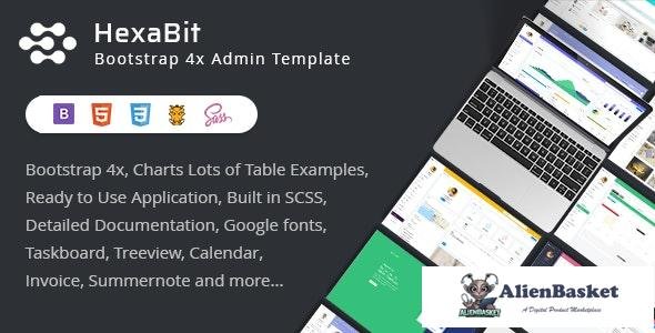 25772 HexaBit v1.0 - Responsive Bootstrap Admin Template & UI KIT 