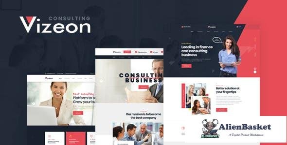 14024 Vizeon - Business Consulting PSD Template 