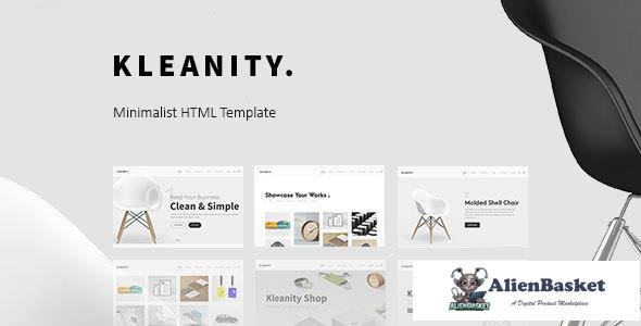 10512 Kleanity - Minimalist HTML Template / Creative Portfolio 