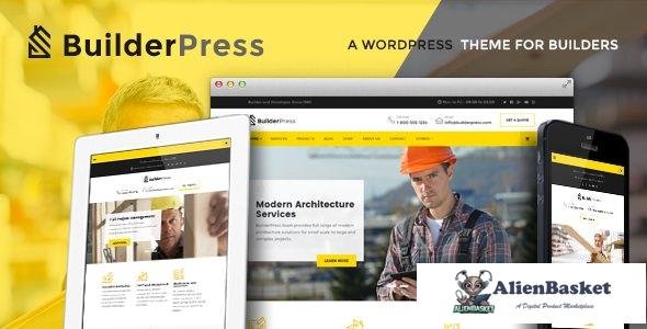 26332 BuilderPress v1.2.4 - WordPress Theme for Construction 