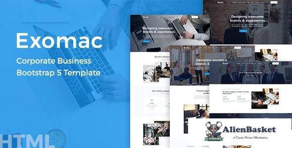 23628 Exomac v1.0 - Corporate Business Bootstrap 5 Template 