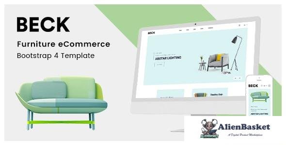 14875 Beck v1.0 - Furniture eCommerce Bootstrap 4 Template 