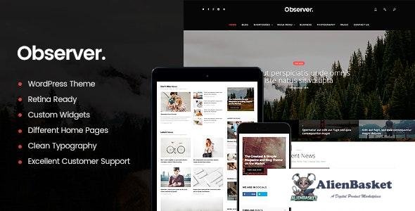 17342 Daily Observer v1.8.2 - A Modern Magazine & News Portal WordPress Theme 