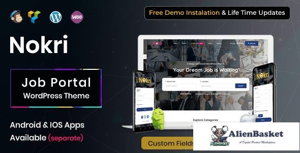 15771 Nokri v1.1.3 - Job Board WordPress Theme 