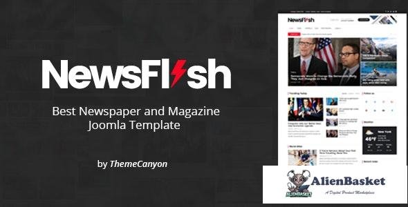 23675 NewsFlash v1.2 - Joomla News & Magazine Template 