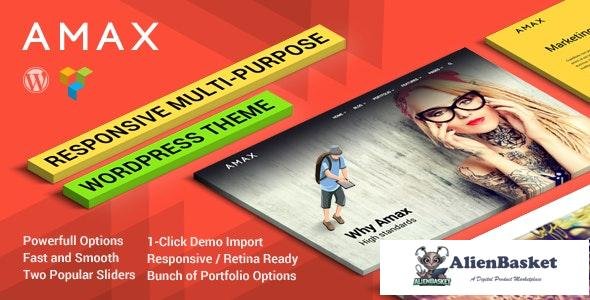 19275 Amax v1.1.10 - Responsive Multi-Purpose WordPress Theme 