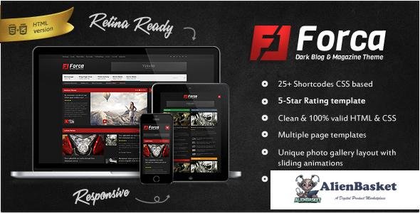10862 Forca - Responsive News/Magazine HTML Template 