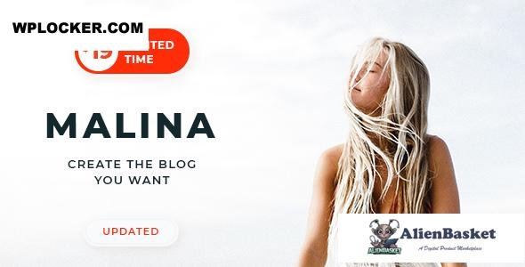 21323 Malina v1.9.4.5 - Personal WordPress Blog Theme 