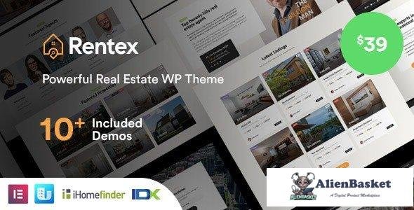 24653 Rentex v1.8.0 - Real Estate WordPress Theme 