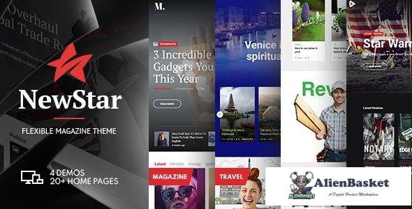 36997 NewStar v1.3.7 - Magazine & News WordPress Theme 