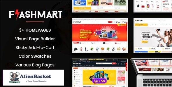 27994 FlashMart v1.0.1 - Responsive Multipurpose Sections Shopify Theme 