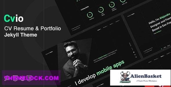 27996 Cvio v1.0 - CV Resume & Personal Portfolio Jekyll 