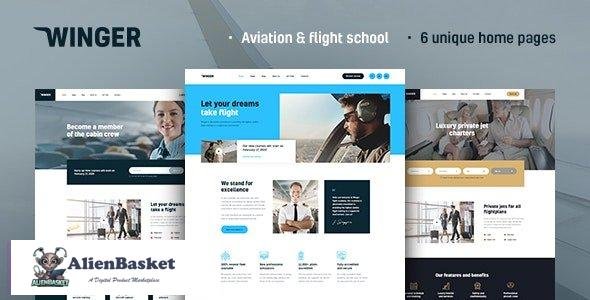 33108 Winger v1.0.8 - Aviation & Flight School WordPress Theme 