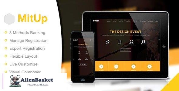 28014 MitUp v1.2.4 - Event & Conference WordPress Theme 