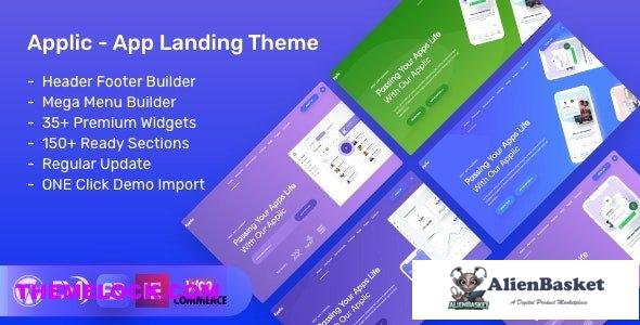 34728 Applic v1.5.0 - App Landing WordPress Theme 