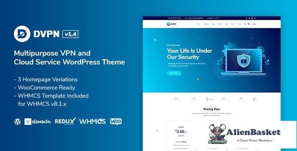 33721 DVPN v1.6 - Multipurpose VPN WordPress Theme 