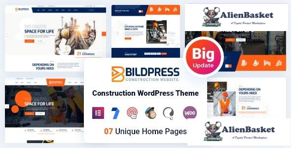 32226 BildPress v1.2.8 - Construction WordPress Theme + RTL 