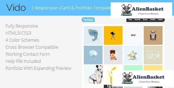 28185 Vido v1.0 - vCard Template 
