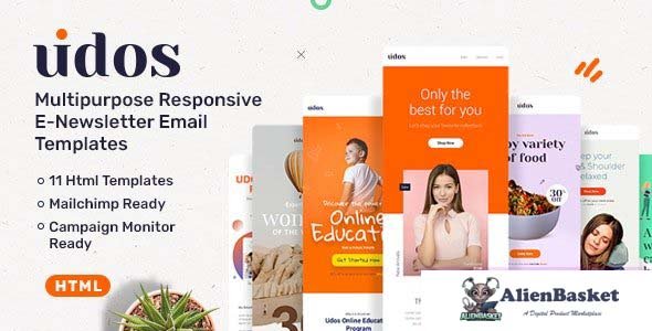 28209 Udos v1.0 - Multipurpose Responsive E-Newsletter Email Templates 