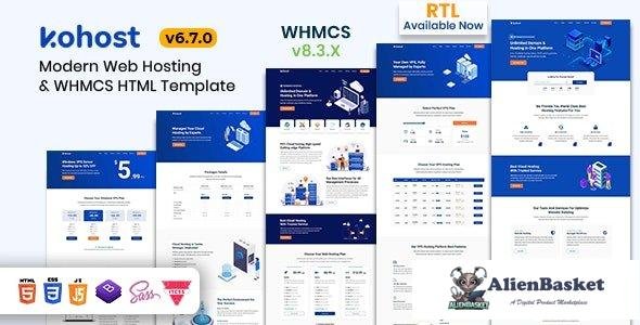 28219 Kohost v6.7.0 – Modern Web Hosting & WHMCS Template 