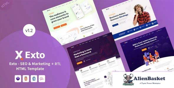 28256 Exto v1.2 - SEO & Marketing Company HTML Template 