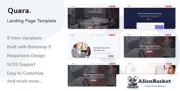 28301 Quara v1.0 - Responsive Landing Page Template 