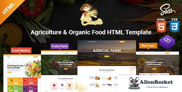 28356 Chashi v2.0.0 - Agriculture & Organic Food HTML Template 