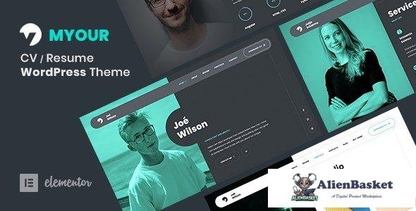 29490 Myour v1.3.2 - Resume Theme 