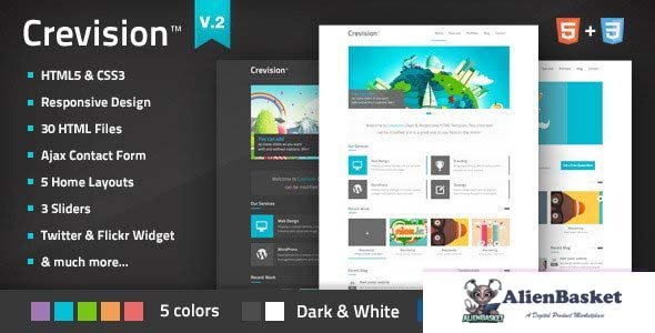 28429 Crevision v2.0 - Responsive HTML Template 