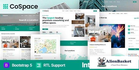 28487 CoSpace v1.0 - Coworking Company & Events HTML Template + RTL 