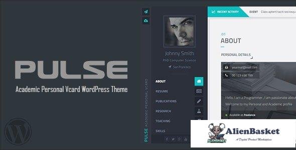 28491 Pulse v2.0.0 - Resume / Vcard / Cv & Academic Portfolio 