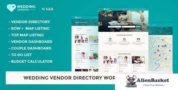 28542 Wedding Vendor v1.2.5 - Directory & Listing WordPress Theme 