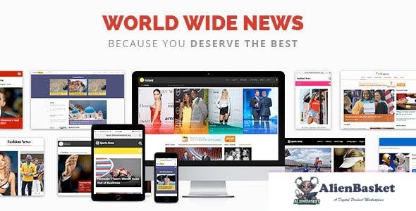 28554 World Wide News v2.0 - Magazine Responsive WordPress Theme 