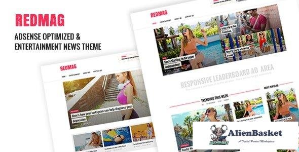 28557 RedMag v2.0.0 - AdSense Optimized & Entertainment News Theme 