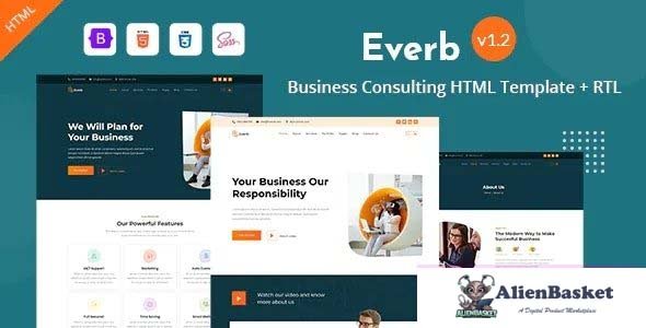 28568 Everb v1.2 - Business Consulting HTML Template 