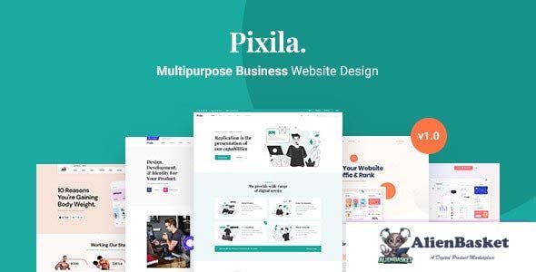 28655 Pixila v1.0 - Creative Multipurpose HTML Template 